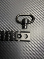 8 Slot KEYMOD Heavy Duty Aluminium 20mm Rail with integrated sling point and fixings - Image 5