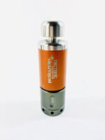 ORANGE NEUTRON Impact Grenade with Glow tubes By Tectonic Innovations