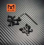 MLOK 10 pcs Replacement Metal Nut and bolt Set for M-lok Rail Sections