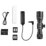 ARMACORE TACTICAL HL-X STREAM PRO GUN LIGHT WITH RAIL MOUNT (BLACK)