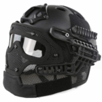 FAST Generation Tactical Helmets with Mask Black