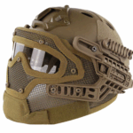 FAST Generation Tactical Helmets with Mask Tan
