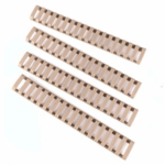 ARMACORE LADDER 17 SLOTS RAIL PROTECTOR (TAN FDE) PACK OF 2