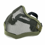 V12 steel net mask Olive Green